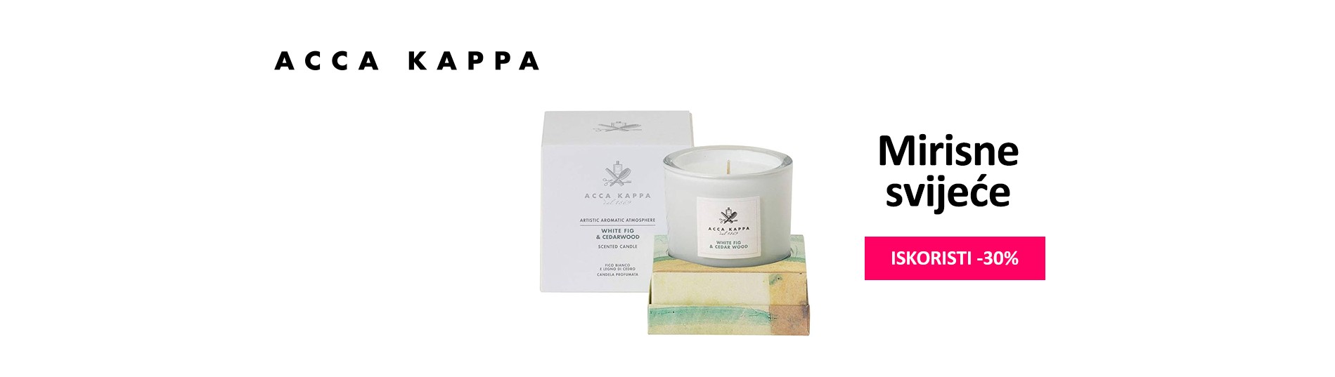 Akcija -30% Acca Kappa svijeće
