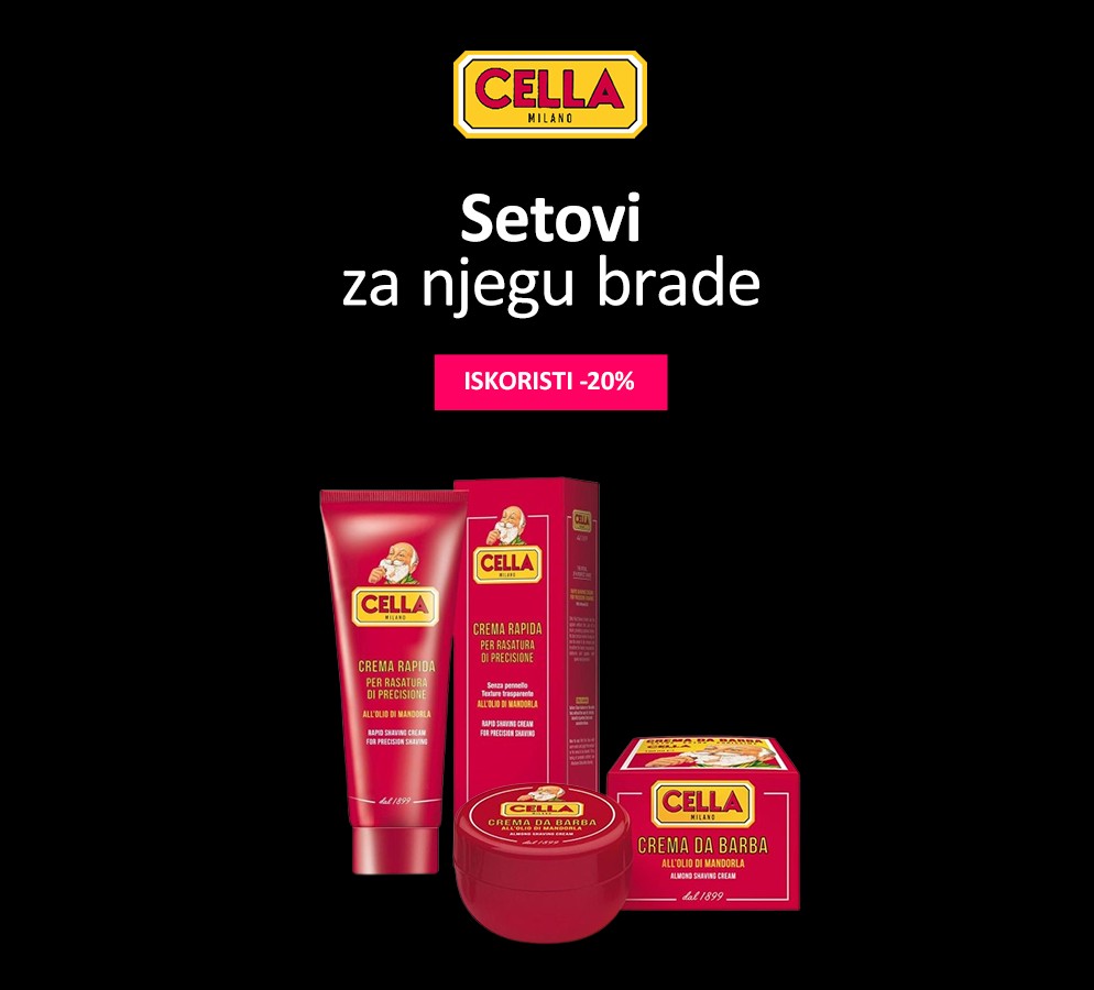 -20% Cella Milano setovi za njegu brade