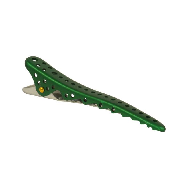 Shark Clip 2/1 - Green Metal