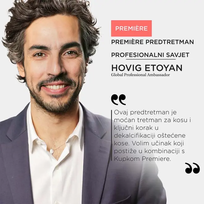 Première predtretman za kosu
