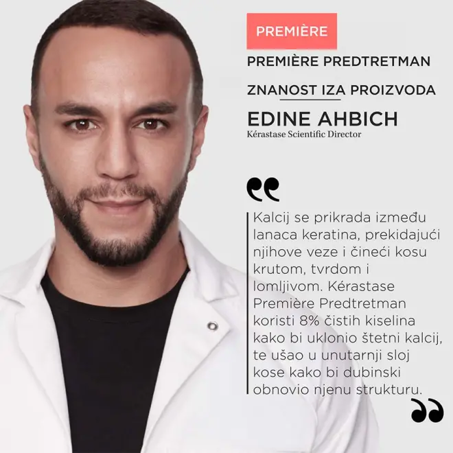 Première predtretman za kosu
