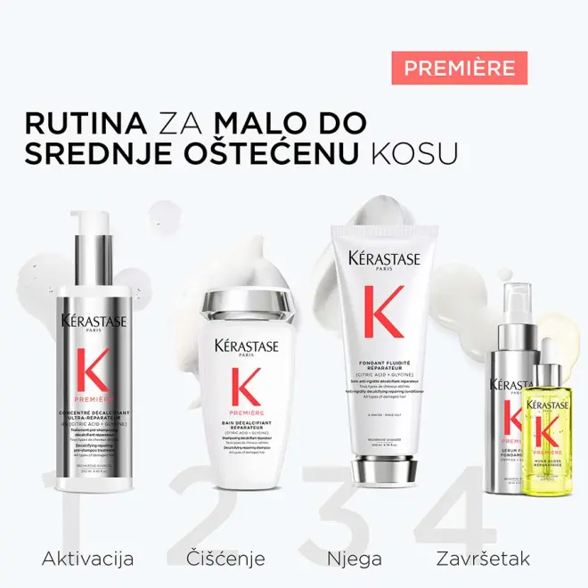 Première predtretman za kosu