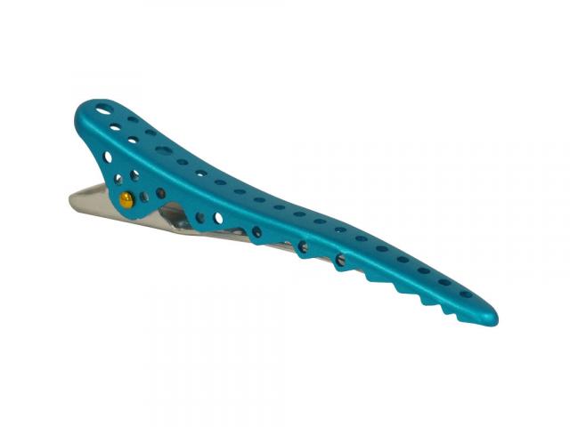 Shark Clip 2/1 - Light Blue Metal