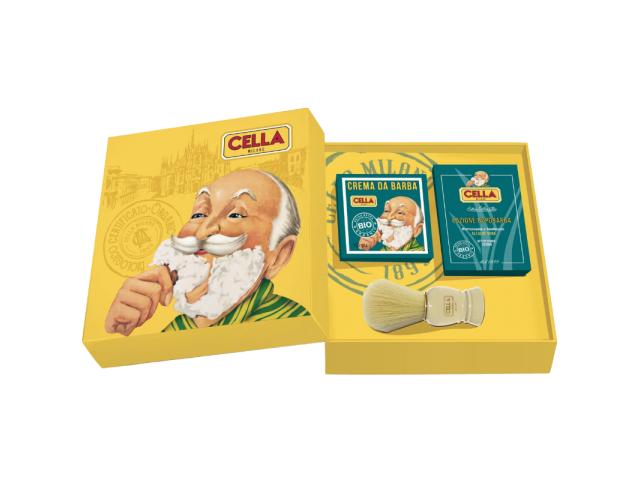 ORGANIC set Beard Cream, After Shave Lotion & Shaving Brush