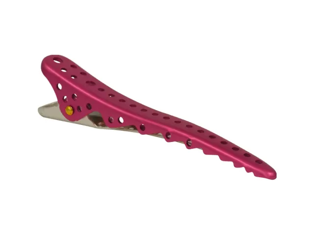 Shark Clip 2/1 - Pink Metal