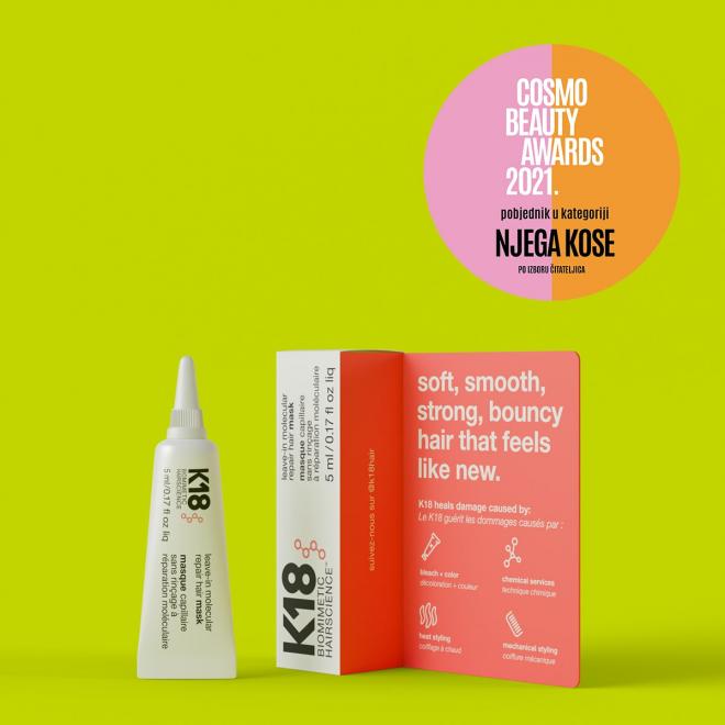 K18 - Leave-In Molecular Repair Hair Mask - 5ml