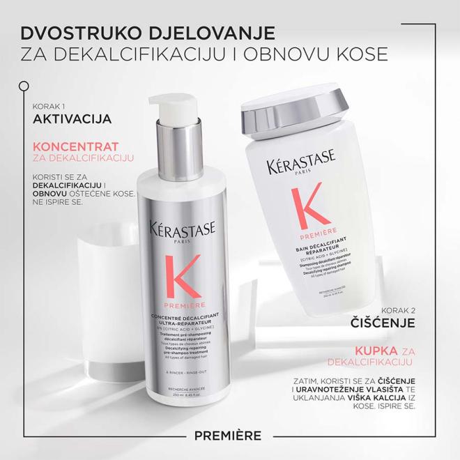 Première predtretman za kosu