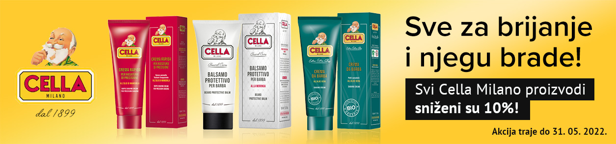 Cella Milano - sve za brijanje i njegu brade! - svi Cella Milano proizvodi sniženi su 10%