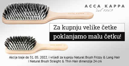 Acca Kappa - Natural Brush - Za kupnju velike četke poklanjamo malu četku!